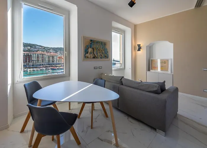 Sea View, Vue Sur La Mer Port De Nice - Appartement De Charme 2 P